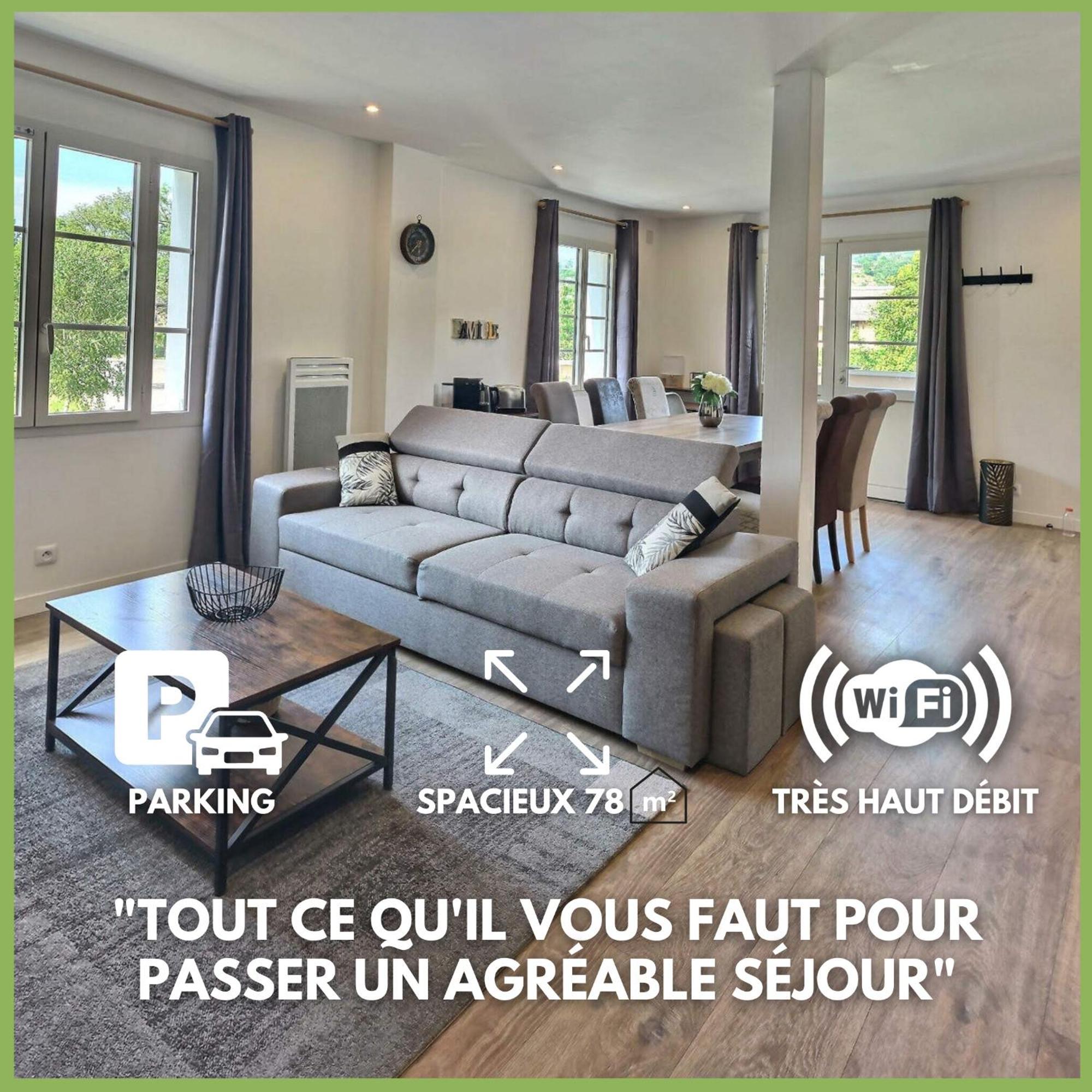 Gerde Superbe, T3 Spacieux 78 M2, Neuf, Parking, Balcon מראה חיצוני תמונה