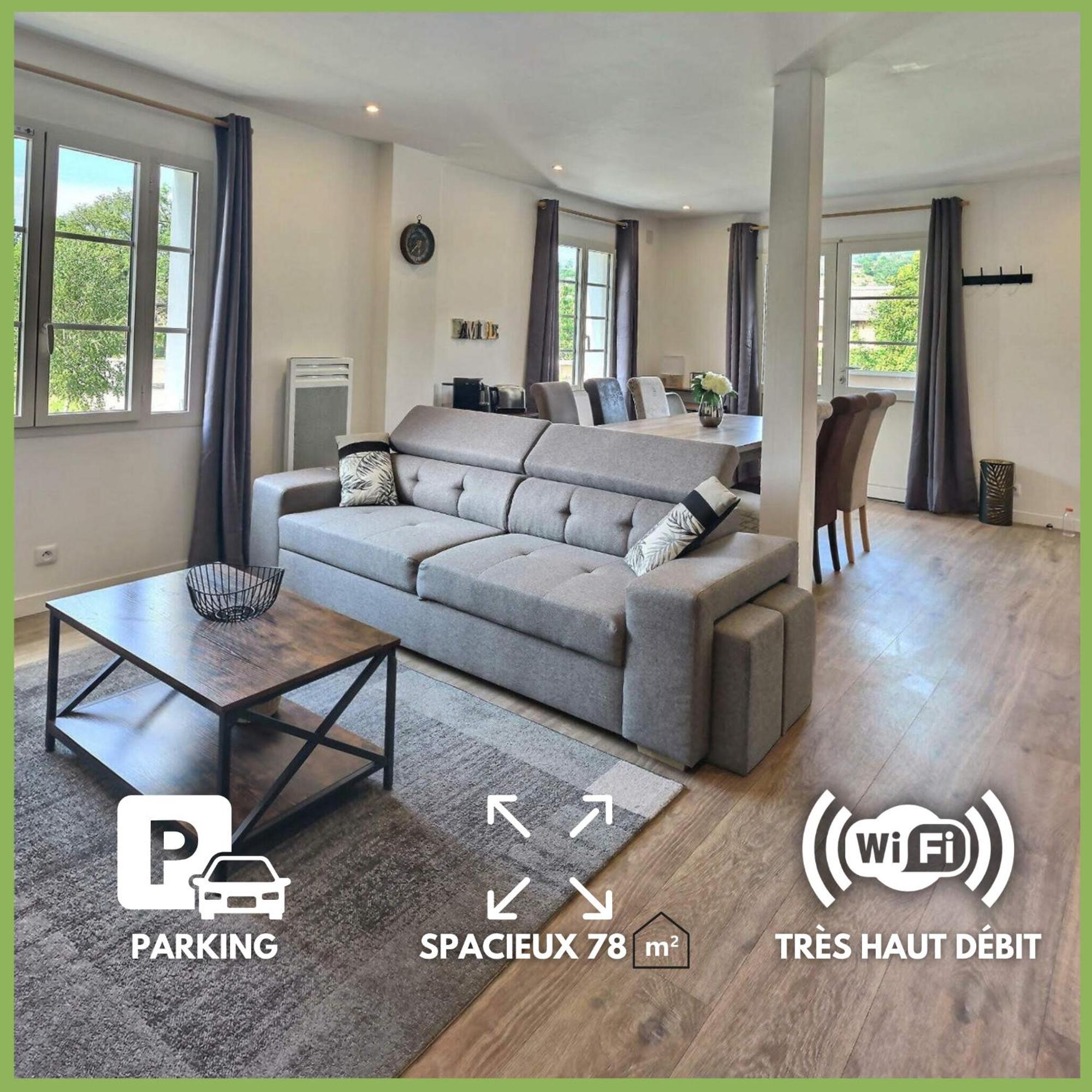 Gerde Superbe, T3 Spacieux 78 M2, Neuf, Parking, Balcon מראה חיצוני תמונה